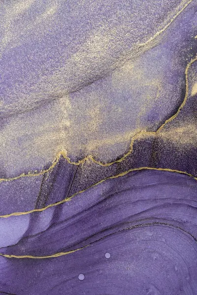 Mermer mürekkep soyut sanatının orijinal resmi. Örnek bir orjinal tablodan yüksek çözünürlüklü fotoğraf. Karargah kağıt dokusuna pürüzsüz mermer desen oluşturmak için soyut resim yapıldı.