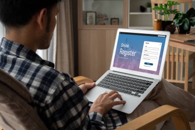 İnternet sitesinde mod form doldurmak için çevrimiçi kayıt formu