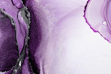 Mermer mürekkep soyut sanatının orijinal resmi. Örnek bir orjinal tablodan yüksek çözünürlüklü fotoğraf. Karargah kağıt dokusuna pürüzsüz mermer desen oluşturmak için soyut resim yapıldı.