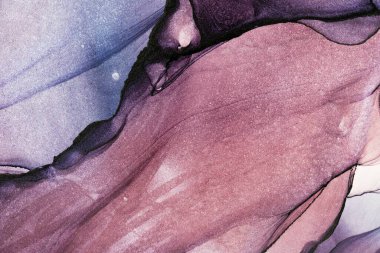 Mermer mürekkep soyut sanatının orijinal resmi. Örnek bir orjinal tablodan yüksek çözünürlüklü fotoğraf. Karargah kağıt dokusuna pürüzsüz mermer desen oluşturmak için soyut resim yapıldı.