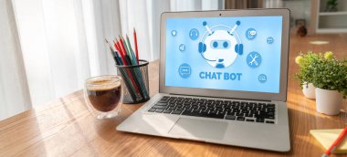 Müşteri sorularına otomatik olarak cevap veren mod çevrimiçi iş için Chatbot yazılım uygulaması