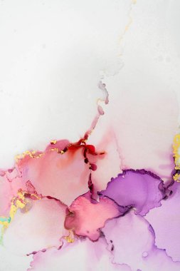 Mermer mürekkep soyut sanatının orijinal resmi. Örnek bir orjinal tablodan yüksek çözünürlüklü fotoğraf. Karargah kağıt dokusuna pürüzsüz mermer desen oluşturmak için soyut resim yapıldı.