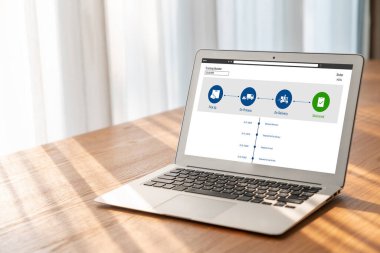 Ürün nakliyesi ve teslimatı için e-ticaret ve mod çevrimiçi iş izleme sistemi