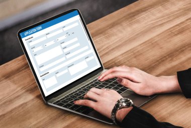 İnternet sitesinde mod kayıt için çevrimiçi başvuru formu