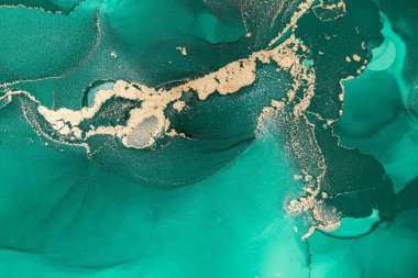 Mermer mürekkep soyut sanatının orijinal resmi. Örnek bir orjinal tablodan yüksek çözünürlüklü fotoğraf. Karargah kağıt dokusuna pürüzsüz mermer desen oluşturmak için soyut resim yapıldı.