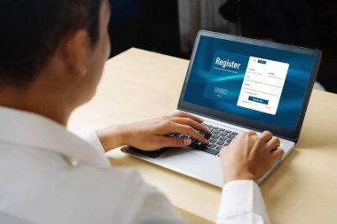 İnternet sitesinde mod form doldurmak için çevrimiçi kayıt formu