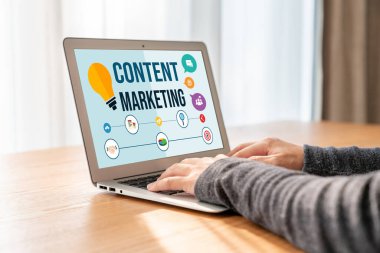 Mod çevrimiçi iş ve e-ticaret pazarlama stratejisi için içerik pazarlaması