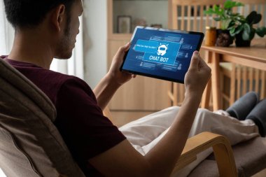 Müşteri sorularına otomatik olarak cevap veren mod çevrimiçi iş için Chatbot yazılım uygulaması
