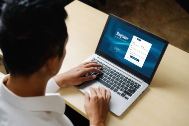 İnternet sitesinde mod form doldurmak için çevrimiçi kayıt formu