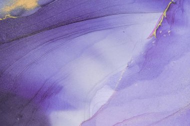 Mermer mürekkep soyut sanatının orijinal resmi. Örnek bir orjinal tablodan yüksek çözünürlüklü fotoğraf. Karargah kağıt dokusuna pürüzsüz mermer desen oluşturmak için soyut resim yapıldı.