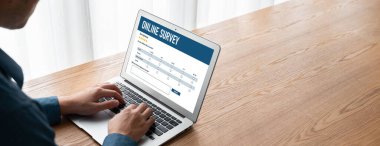 İnternet ağındaki mod dijital bilgi toplama için çevrimiçi anket formu