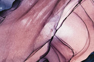 Mermer mürekkep soyut sanatının orijinal resmi. Örnek bir orjinal tablodan yüksek çözünürlüklü fotoğraf. Karargah kağıt dokusuna pürüzsüz mermer desen oluşturmak için soyut resim yapıldı.