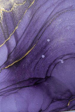 Mermer mürekkep soyut sanatının orijinal resmi. Örnek bir orjinal tablodan yüksek çözünürlüklü fotoğraf. Karargah kağıt dokusuna pürüzsüz mermer desen oluşturmak için soyut resim yapıldı.