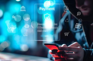 İş adamı, güvenli ve etkili yöntemlerin sergilendiği çevrimiçi bir ödeme işlemi başlattı. Güvenli çevrimiçi ödeme işlemleri için en iyi uygulamaları öğren. EIDE