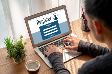 İnternet sitesinde mod form doldurmak için çevrimiçi kayıt formu