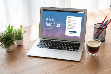 İnternet sitesinde mod form doldurmak için çevrimiçi kayıt formu