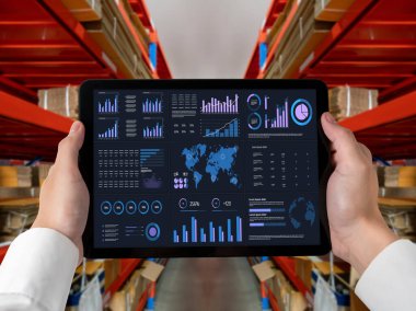 İş veri paneli, pazarlama stratejisi planlaması için iş zekası analizi sunar. Müşteri taleplerini analiz etmek ve iş dünyasının geleceğini önceden görmek için büyük veriler sunulur.