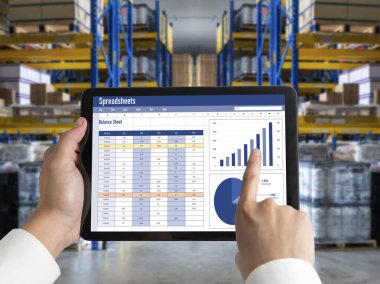 Spreadsheet document information financial startup concept. data and graphs in spreadsheet documents for online analysis project dashboard accounting digital snugly