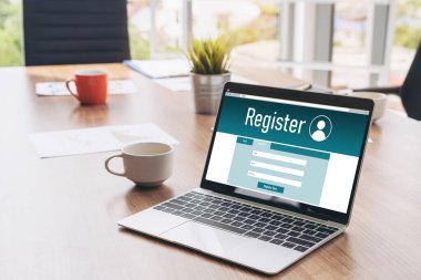İnternet sitesinde mod form doldurmak için çevrimiçi kayıt formu