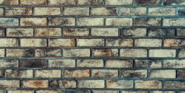 Background of brick wall with old texture pattern. Vintage style and grunge retro interior. uds clipart