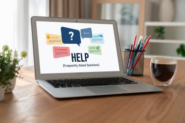 Help screen on the website provide answer to FAQ frequently asked question snugly with knowledge information and solution by customer support