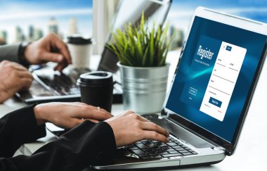 İnternet sitesinde mod form doldurmak için çevrimiçi kayıt formu