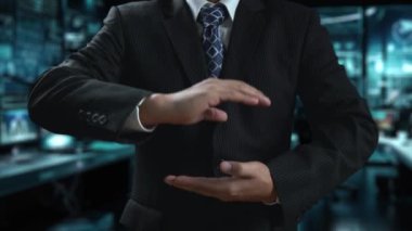 İş adamı ağ kurar, değerli bağlantılar kurar. Profesyonel ağı ve fırsatları genişletmek için etkili insan ağ oluşturma stratejileri UUID