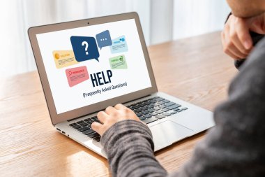 Help screen on the website provide answer to FAQ frequently asked question snugly with knowledge information and solution by customer support