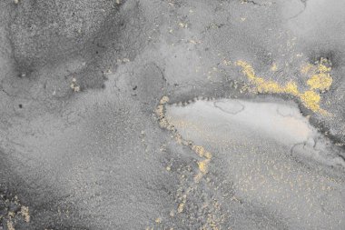 Mermer mürekkep soyut sanatının orijinal resmi. Örnek bir orjinal tablodan yüksek çözünürlüklü fotoğraf. Karargah kağıt dokusuna pürüzsüz mermer desen oluşturmak için soyut resim yapıldı.