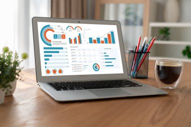 İş veri paneli, pazarlama stratejisi planlaması için iş zekası analizi sunar. Müşteri taleplerini analiz etmek ve iş dünyasının geleceğini önceden görmek için büyük veriler sunulur.