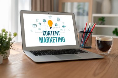 Mod çevrimiçi iş ve e-ticaret pazarlama stratejisi için içerik pazarlaması