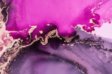 Mermer mürekkep soyut sanatının orijinal resmi. Örnek bir orjinal tablodan yüksek çözünürlüklü fotoğraf. Karargah kağıt dokusuna pürüzsüz mermer desen oluşturmak için soyut resim yapıldı.