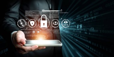 İş adamı siber güvenliğin özünü keşfeder. Siber koruma yöntemlerini, tehditleri derinlemesine araştır ve siber güvenlik duruşunu güçlendir. Siber Güvenlik Çağı FaaS 'ında yol almak için gerekli.