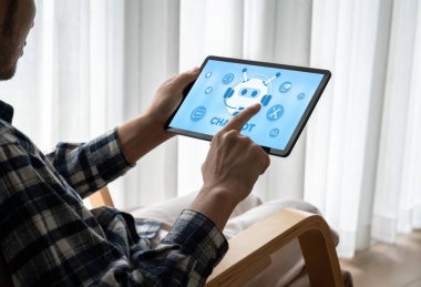 Müşteri sorularına otomatik olarak cevap veren mod çevrimiçi iş için Chatbot yazılım uygulaması