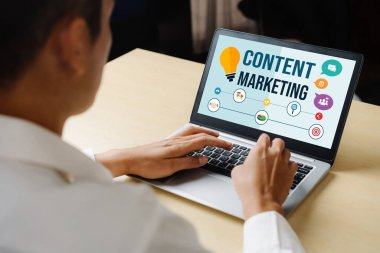 Mod çevrimiçi iş ve e-ticaret pazarlama stratejisi için içerik pazarlaması