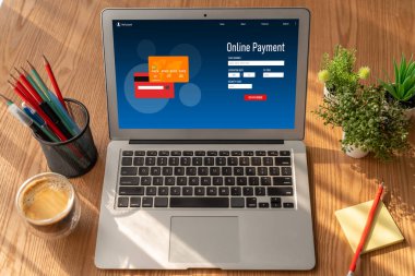 İnternet üzerinden modem para transferi için çevrimiçi ödeme platformu