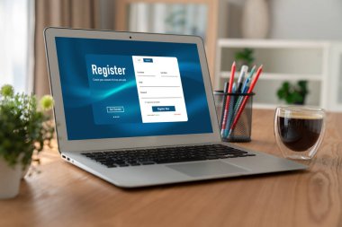 İnternet sitesinde mod form doldurmak için çevrimiçi kayıt formu