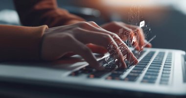 Yapay zeka sanal asistanı Chatbot ile yapay zeka konsepti ile insan etkileşimi, yapay zeka mühendisliği, LLM yapay zeka derin öğrenimi iş desteği için üretken yapay zeka kullanımı. EIDE