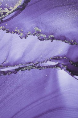 Mermer mürekkep soyut sanatının orijinal resmi. Örnek bir orjinal tablodan yüksek çözünürlüklü fotoğraf. Karargah kağıt dokusuna pürüzsüz mermer desen oluşturmak için soyut resim yapıldı.