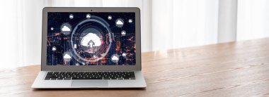 Mod uzak çalışma ve kişisel veri depolama için bulut hesaplama yazılımı