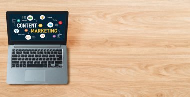 Mod çevrimiçi iş ve e-ticaret pazarlama stratejisi için içerik pazarlaması