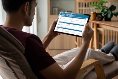 İnternet ağındaki mod dijital bilgi toplama için çevrimiçi kredi başvuru formu