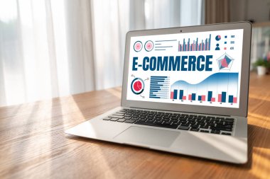 E-ticaret veri yazılımı çevrimiçi perakende şirketine satış analizi için mod gösterge tablosu sağlar