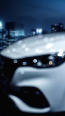 Yeşil enerji ve ekolojik güç kavramında elektrikli araba şarj istasyonu