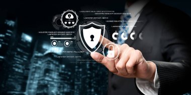 İş adamı siber güvenliğin özünü keşfeder. Siber koruma yöntemlerini, tehditleri derinlemesine araştır ve siber güvenlik duruşunu güçlendir. Siber Güvenlik Çağı FaaS 'ında yol almak için gerekli.