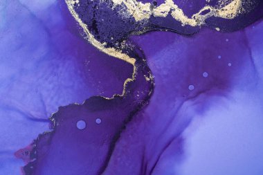 Mermer mürekkep soyut sanatının orijinal resmi. Örnek bir orjinal tablodan yüksek çözünürlüklü fotoğraf. Karargah kağıt dokusuna pürüzsüz mermer desen oluşturmak için soyut resim yapıldı.