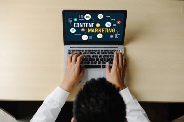 Mod çevrimiçi iş ve e-ticaret pazarlama stratejisi için içerik pazarlaması