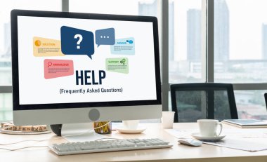 Help screen on the website provide answer to FAQ frequently asked question snugly with knowledge information and solution by customer support