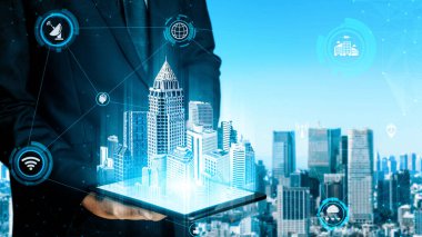 Küresel İş Büyümesi için 5G İletişim Teknolojisi Kablosuz İnternet Ağı, Sosyal Medya, Dijital E-ticaret ve Eğlence Evi Kullanımı. uds