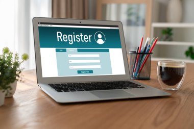 İnternet sitesinde mod form doldurmak için çevrimiçi kayıt formu